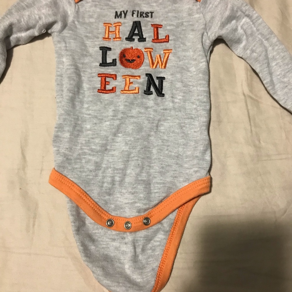 Halloween long sleeve onesie